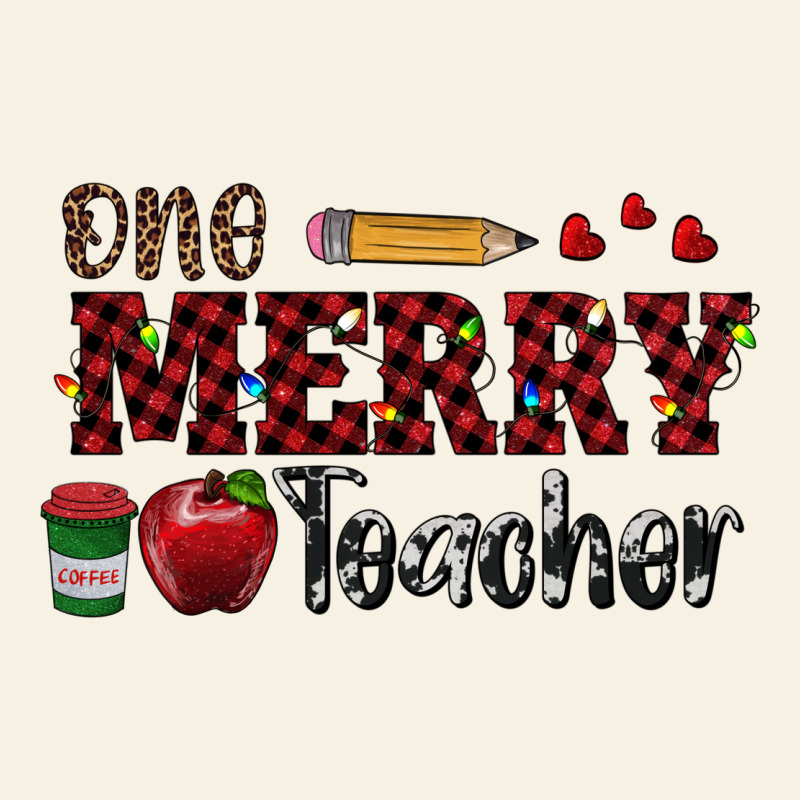 One Merry Teacher Vintage Tee by RanaPortraitStore | Teevron