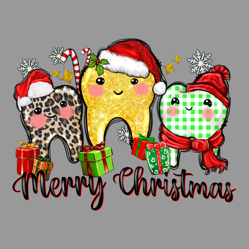 Merry Christmas Tooth Vintage Hoodie by Zillion Design Studio | Teevron