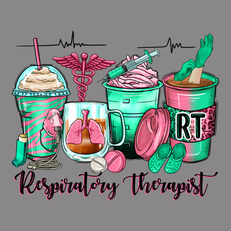 Respiratory Therapist Coffee Cups Vintage Tee by Zillion Design Studio | Teevron
