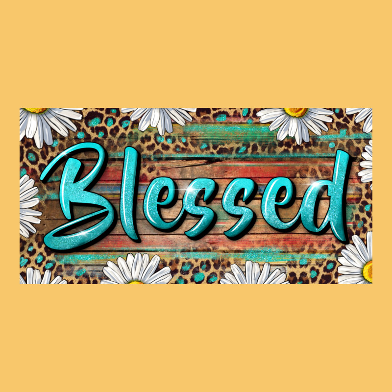 Blessed With Daisy And Leopard Vintage Hoodie by RanaPortraitStore | Teevron