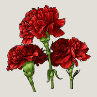 Scarlet Red Carnation Illustrations Heavy Core Tee | Teevron