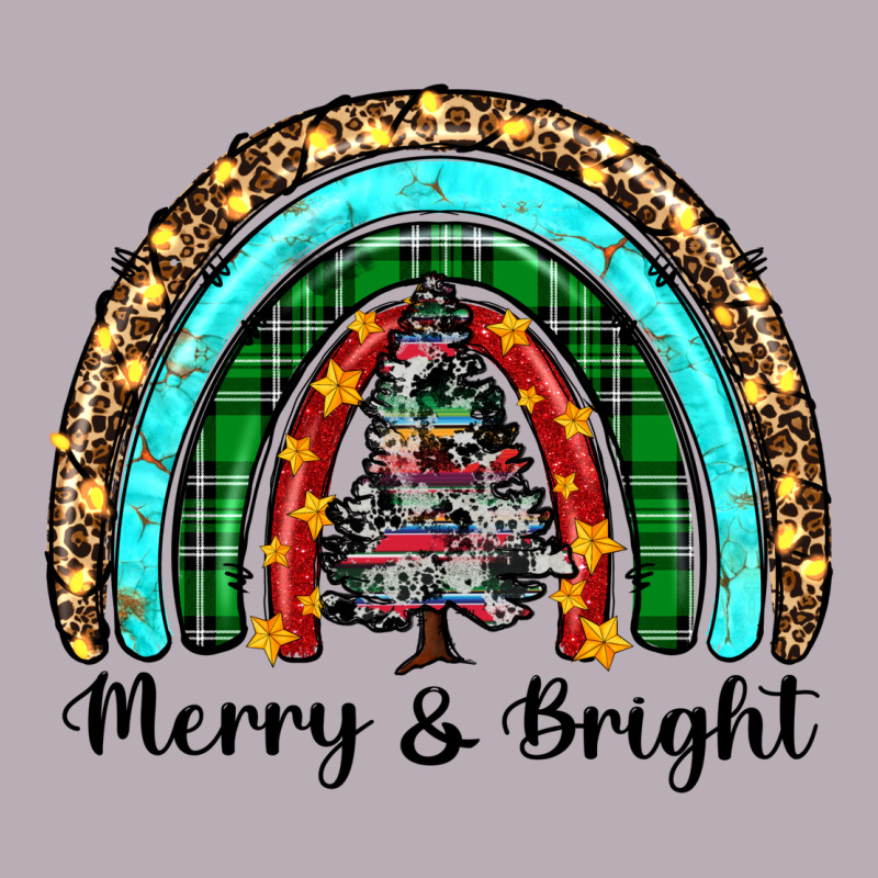 Merry And Bright Rainbow Christmas Vintage Tee by RanaPortraitStore | Teevron