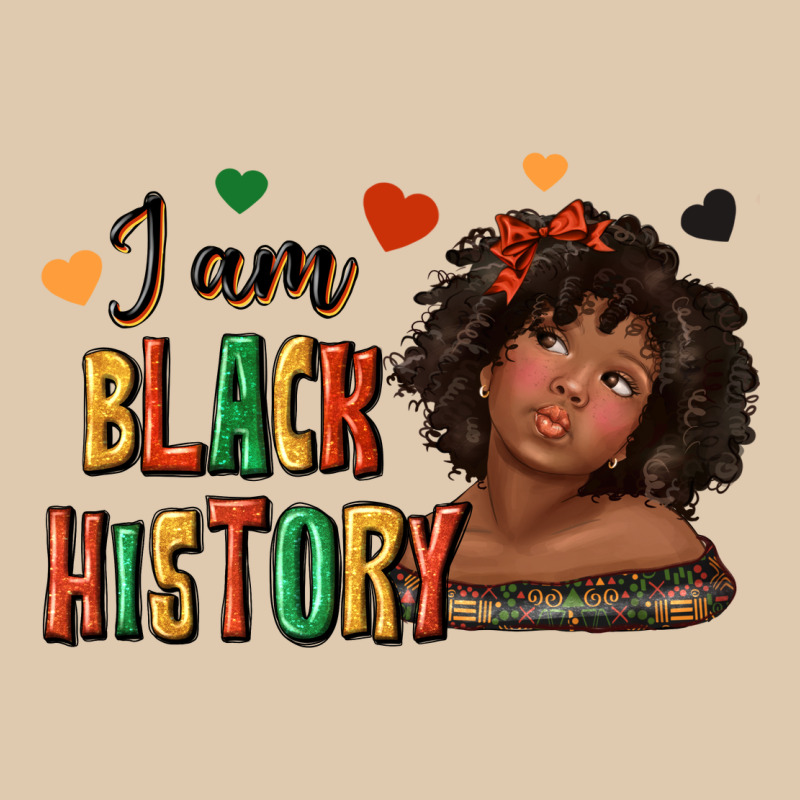 I Am Black History Afro Girl Heavyweight Sweatshirt by texasbilliewilder | Teevron