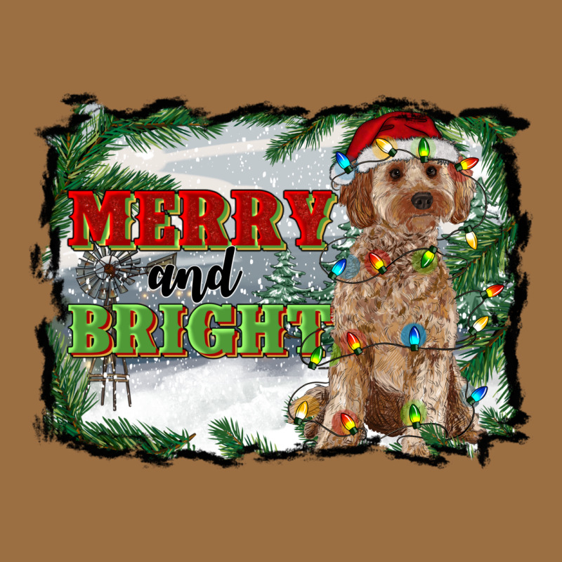 Merry And Bright Cockapoo Vintage Tee by RanaPortraitStore | Teevron