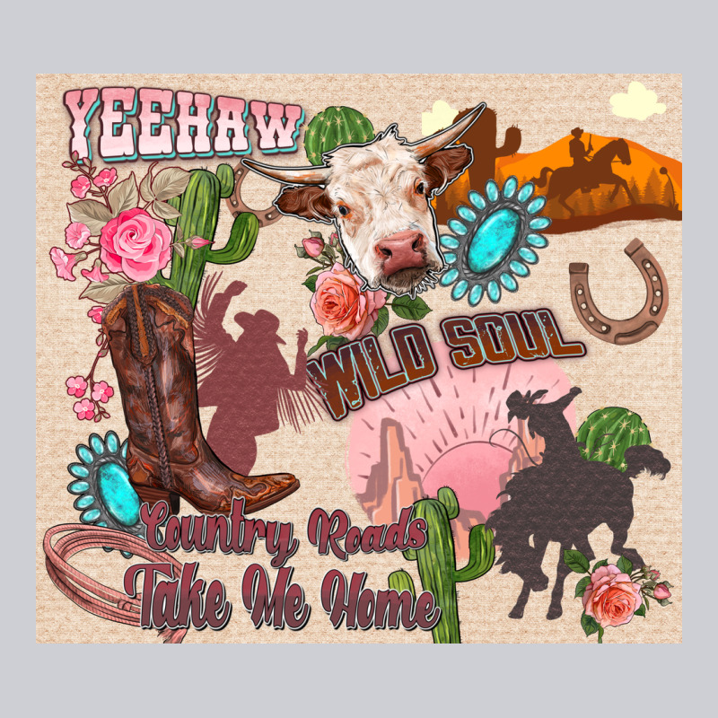 Yeehaw Western Heavyweight Sweatshirt by Zillion Design Studio | Teevron