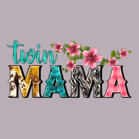 Twin Mama With Flowers Vintage Tee | Teevron
