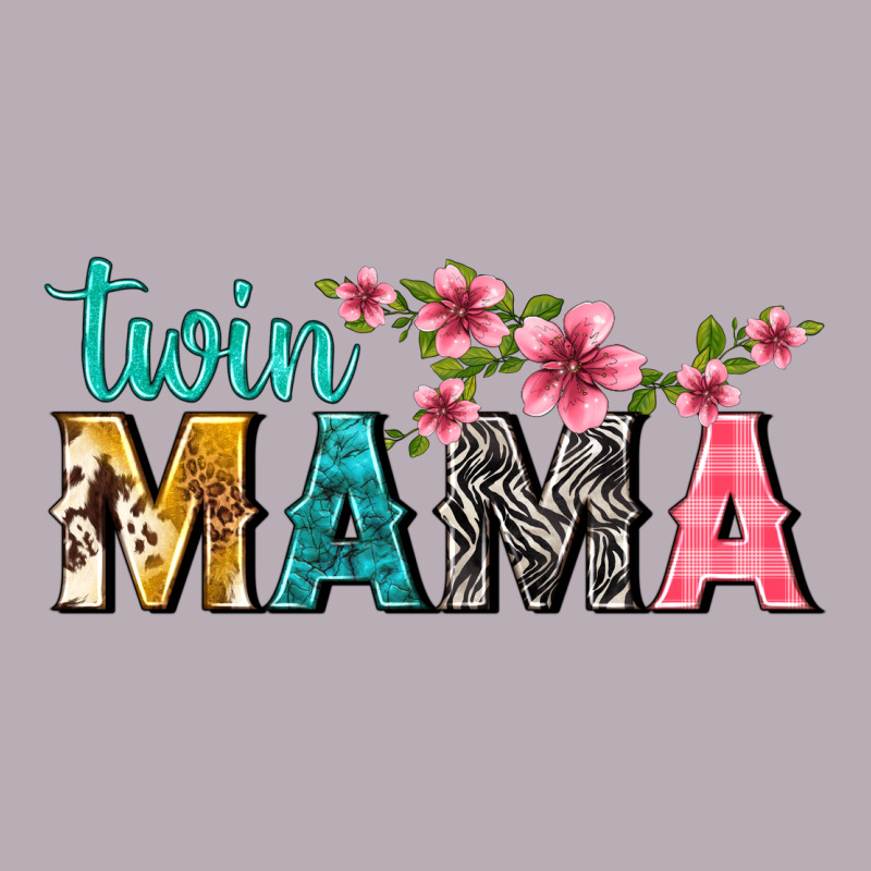 Twin Mama With Flowers Vintage Tee by texasbilliewilder | Teevron