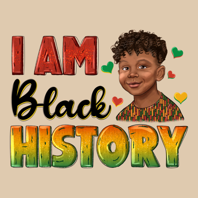 I Am Black History With Afro Black Boy Heavyweight Sweatshirt by texasbilliewilder | Teevron