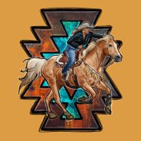 Cowgirl With Aztec Urban Heavy Tee | Teevron