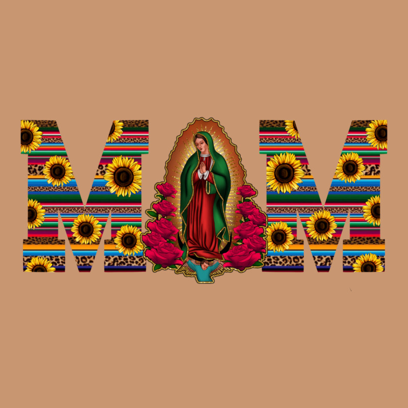 Mom Lady Of Guadalupe  Serape Sunflower Heavyweight Hoodie by Jasminsmagicworld | Teevron