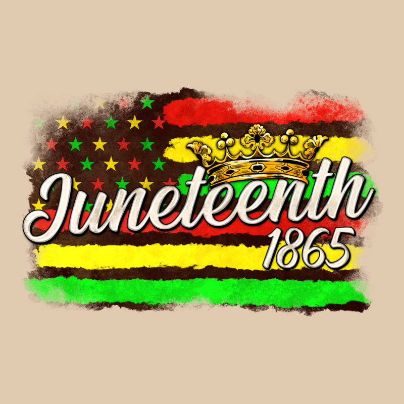 Juneteenth 1865 With Crown Flag Heavyweight Sweatshirt by texasbilliewilder | Teevron