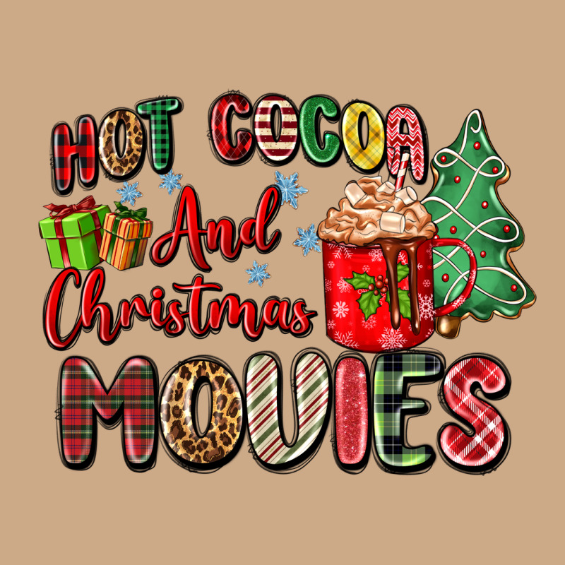 Hot Cocoa And Christmas Movies Vintage Hoodie by Zillion Design Studio | Teevron