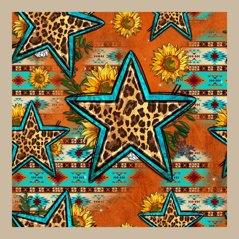 Western Stars Seamless Pattern Long Sleeve Tee by HRA Design Shop | Teevron