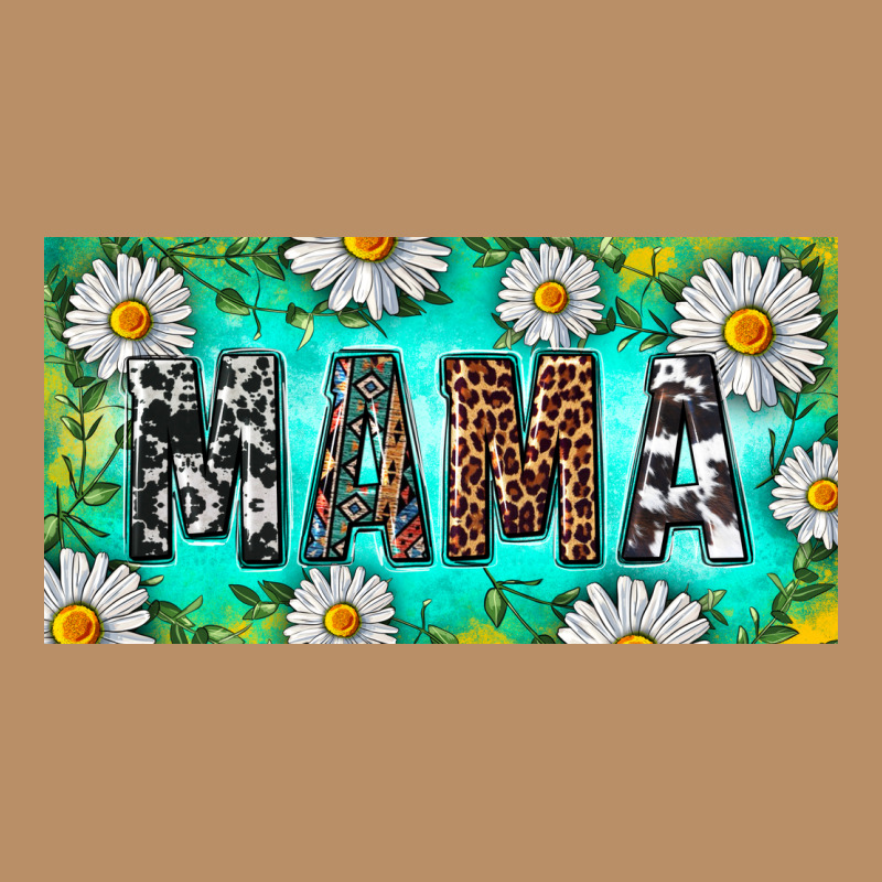 Turquoise And Daisy Mama Vintage Hoodie by RanaPortraitStore | Teevron
