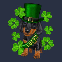St. Patrick's Day Lucky Dachshund Puppy Urban Hoodie | Teevron