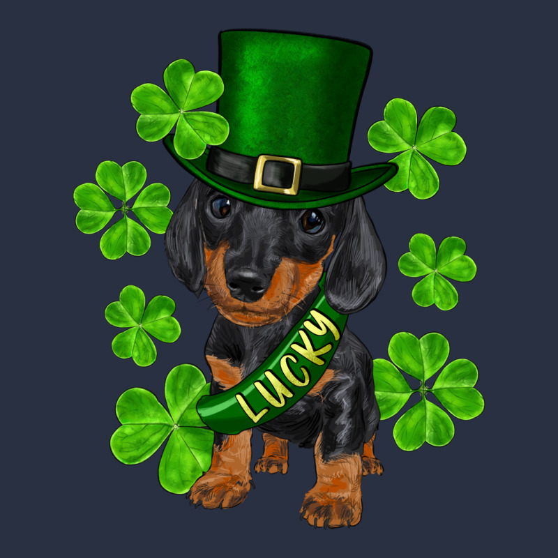 St. Patrick's Day Lucky Dachshund Puppy Urban Hoodie by RanaPortraitStore | Teevron