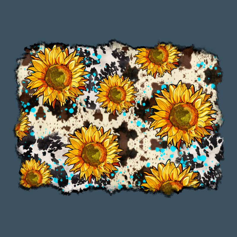 Cowhide Sunflower Pattern Urban Heavy Tee by Zillion Design Studio | Teevron