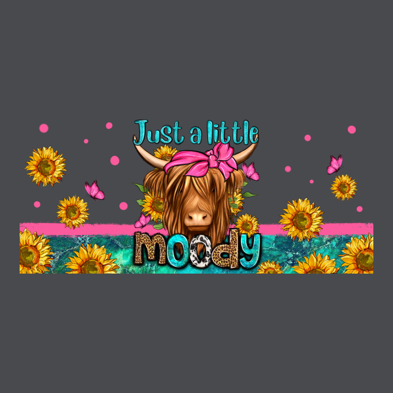 Just A Little Moody Long Haired Cow Zipper Hoodie by Jasminsmagicworld | Teevron