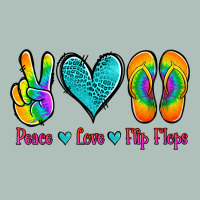Peace Love Flips Flops Heavyweight Hoodie | Teevron