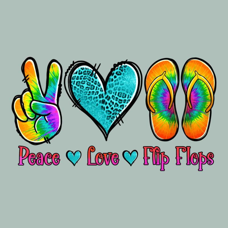 Peace Love Flips Flops Heavyweight Hoodie by Jasminsmagicworld | Teevron