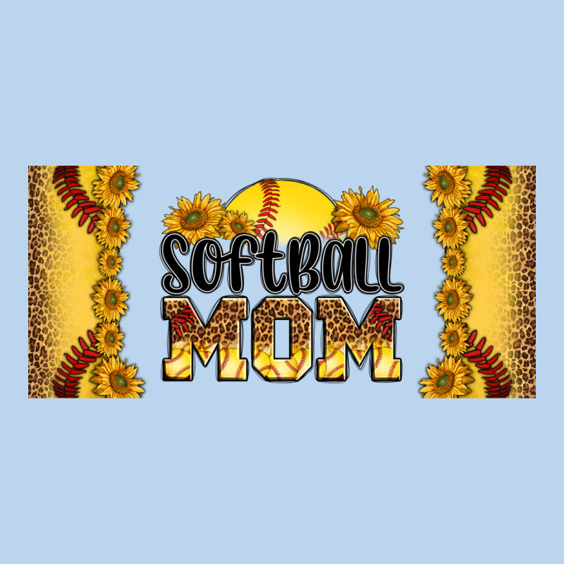 Leopard Softball Mom 16oz Libbey Glass Classic Tee by HRA Design Shop | Teevron