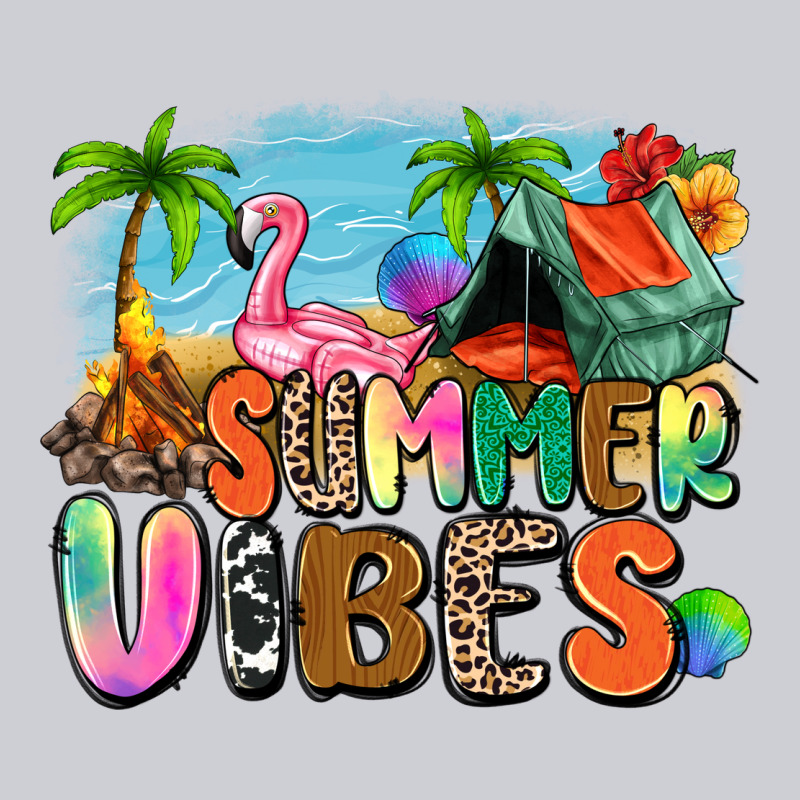 Summer Vibes Camp Heavyweight Sweatshirt by Zillion Design Studio | Teevron