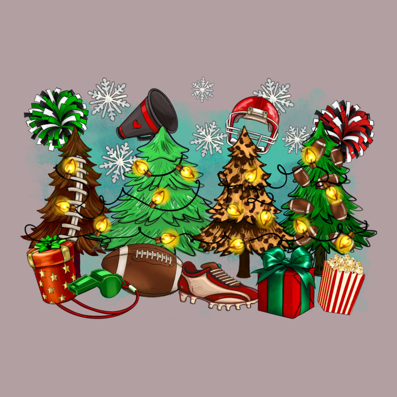 Christmas Trees With Football Vintage Hoodie by Zillion Design Studio | Teevron