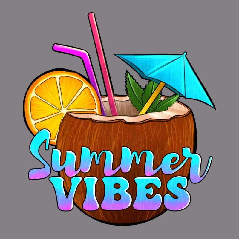 Summer Vibes Coconut Drink Heavyweight Hoodie by Jasminsmagicworld | Teevron