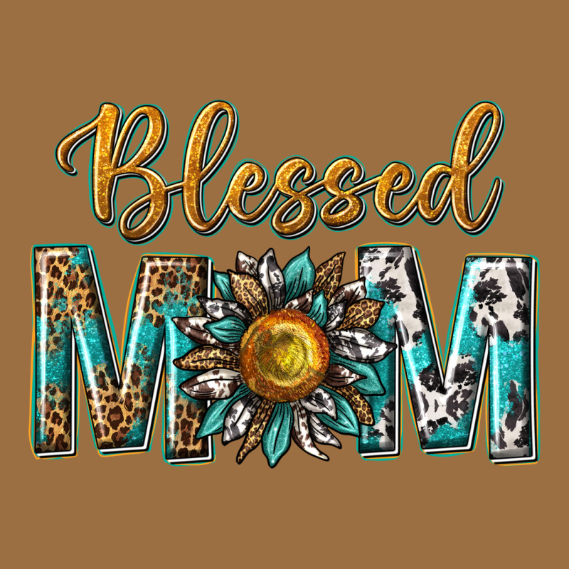 Western Blessed Mom With Sunflower Vintage Tee by texasbilliewilder | Teevron