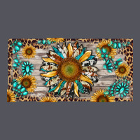 Western Sunflower And Gemstone License Plate Vintage Hoodie | Teevron