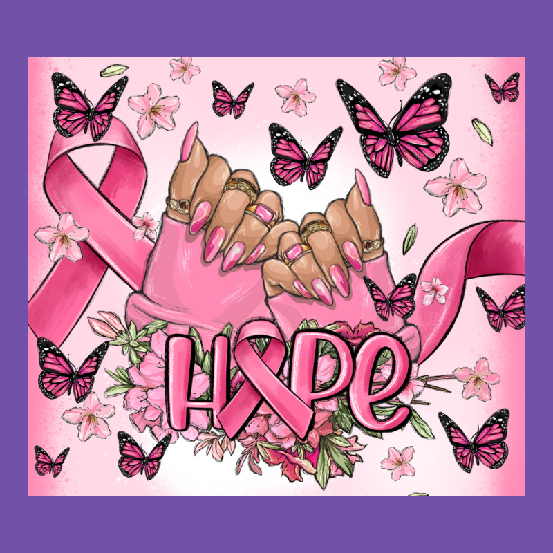 Breast Cancer Nails Hope Premium Sweatshirt by MaliasSmallBusiness | Teevron