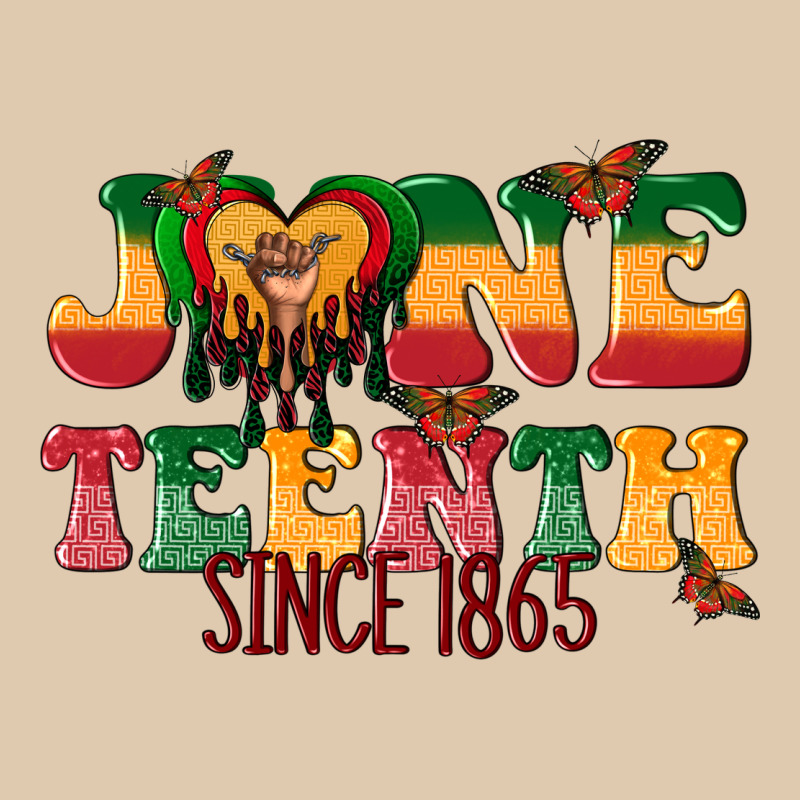 Juneteenth Since 1865 With Heart Heavyweight Sweatshirt by texasbilliewilder | Teevron