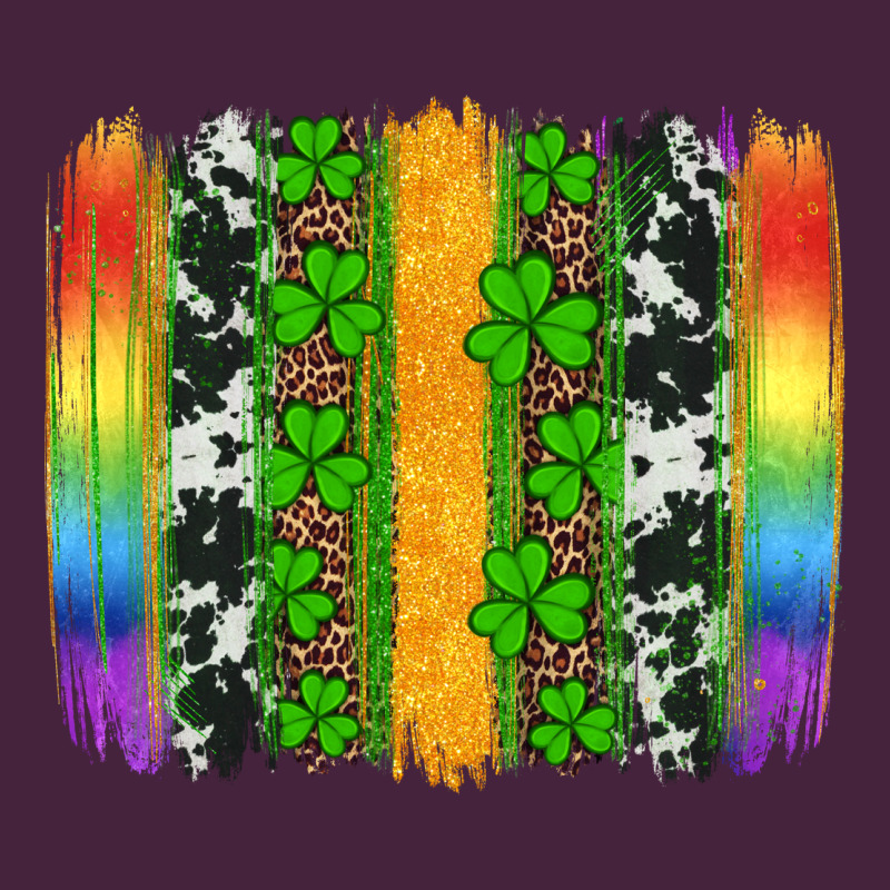 St Patricks Day Rainbow Brushstroke Premium Tee by Artiststas | Teevron