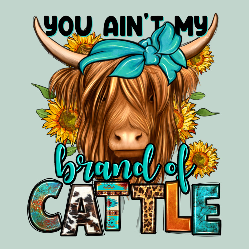 You Ain't My Brand Of Cattle Longhaired Cow Zipper Hoodie by Jasminsmagicworld | Teevron