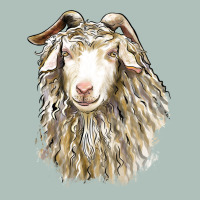 Angora Goat Face Heavyweight Hoodie | Teevron