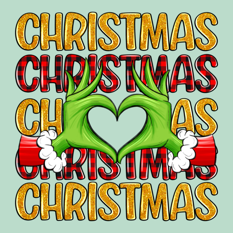 Christmas Grinch Heart Hands Premium Hoodie by MaliasSmallBusiness | Teevron