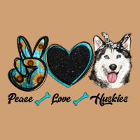 Peace Love Huskies Vintage Tee | Teevron