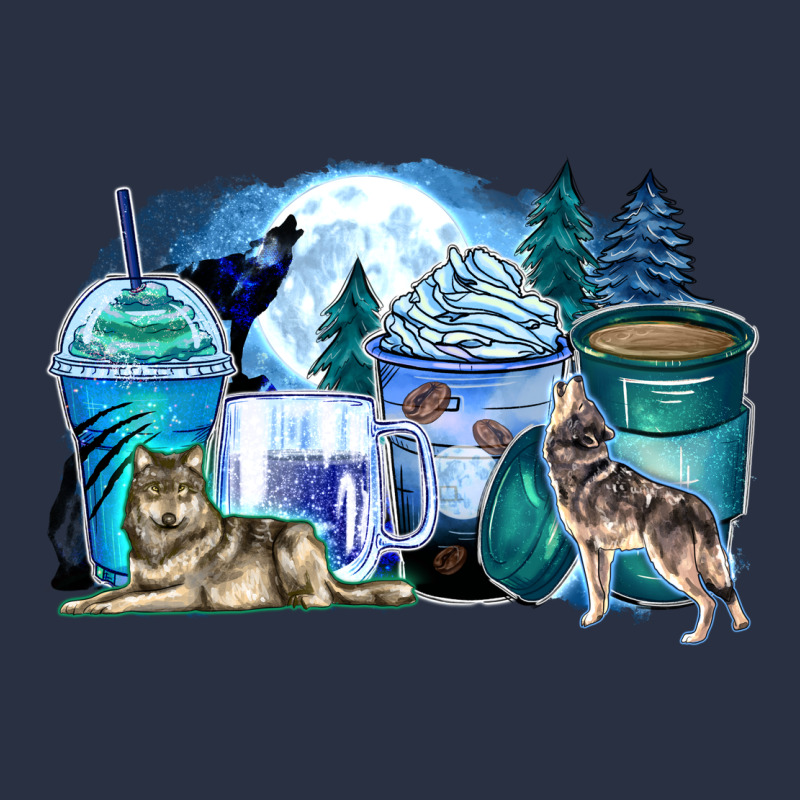 Wolf Coffee Cups Heavyweight Sweatshirt by Zillion Design Studio | Teevron