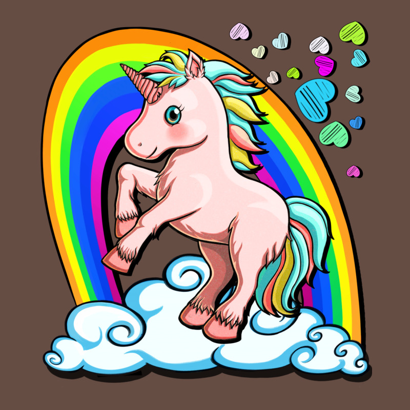 Cute Unicorn With Rainbow Long Sleeve Tee by FaDigitalArtStudio | Teevron