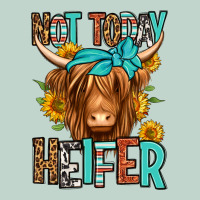 Not Today Heifer Long Haired Cow Zipper Hoodie | Teevron