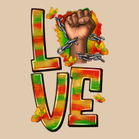Love Juneteenth With Fist Heavyweight Sweatshirt | Teevron