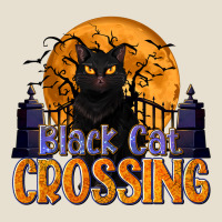 Black Cat Crossing Urban Heavy Tee | Teevron