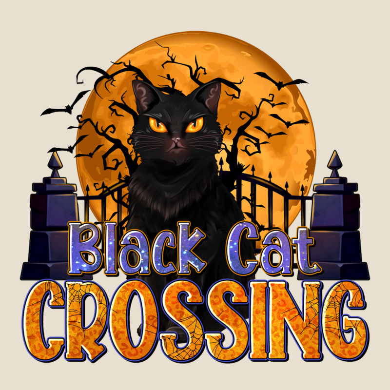 Black Cat Crossing Urban Heavy Tee by texasbilliewilder | Teevron
