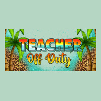 Western Teacher Off Duty 16oz Libbey Glass Classic Tee | Teevron