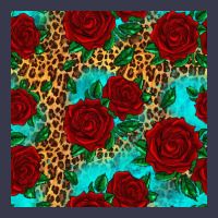 Leopard Roses Seamless Pattern Long Sleeve Tee | Teevron