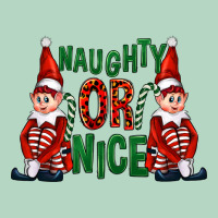 Naughty Or Nice Christmas Elfs Classic Tee | Teevron