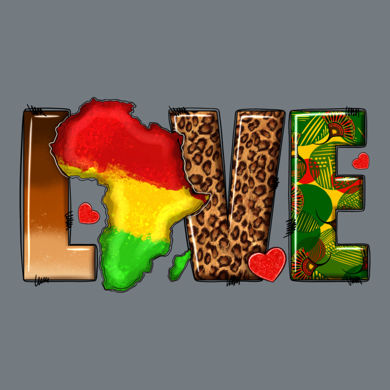 Love Melanin With African Map Heavyweight Sweatshirt by texasbilliewilder | Teevron