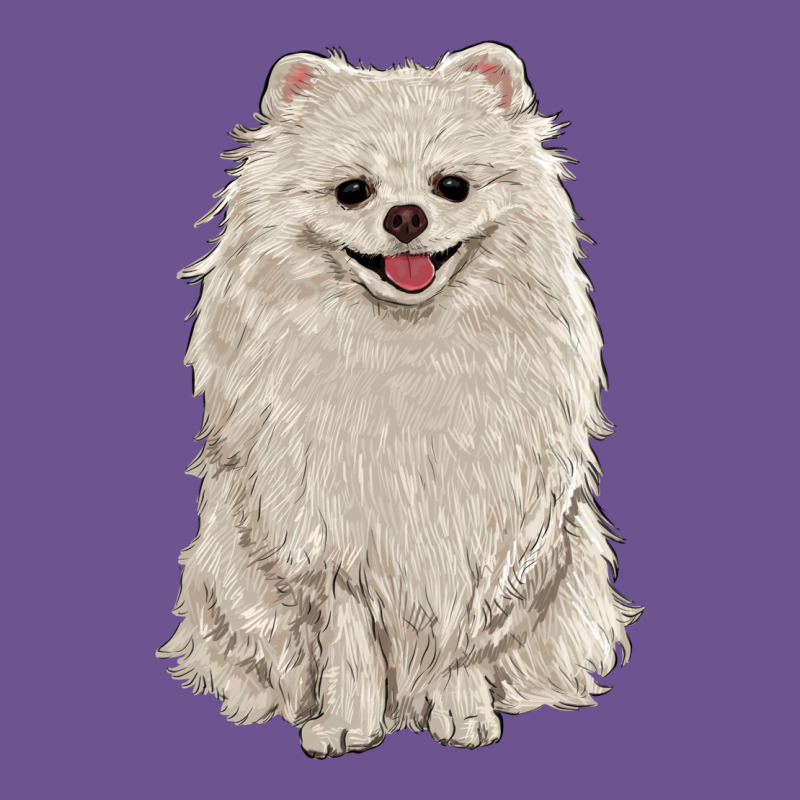 White Pomeranian Vintage Tee by RanaPortraitStore | Teevron