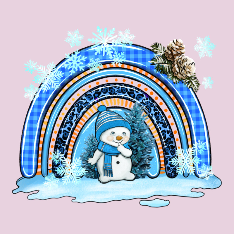 Winter   Rainbow And Snowman Ladies Tee by AdoDesignShop | Teevron