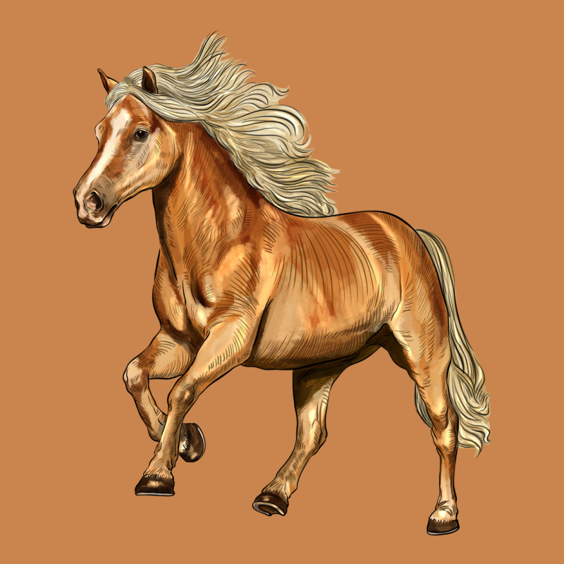 Haflinger Horse Heavyweight Hoodie by LillyAllenDesigns | Teevron